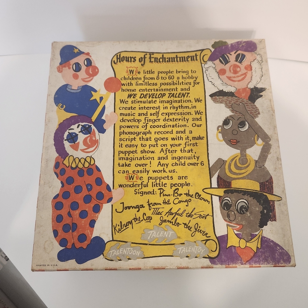 Effanbee doll company. Vintage marionette